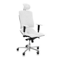 Ergonomická židle Ásana Alcantara line Ice